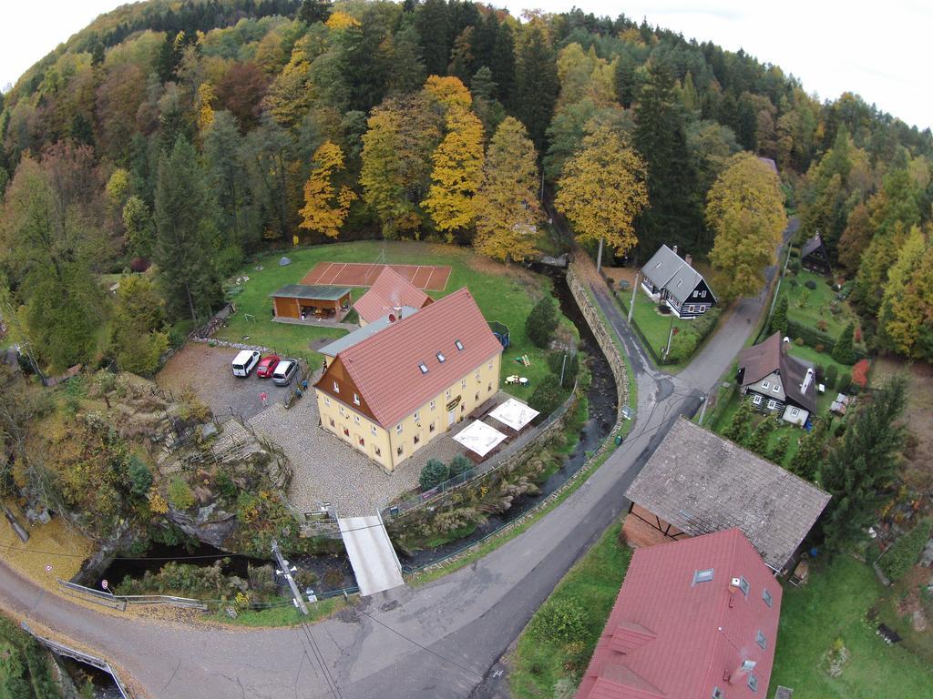 Penzion U Vyhlidky Chřibská 外观 照片